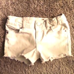 Cat & Jack Girls White Denim Shorts Size 4/5T